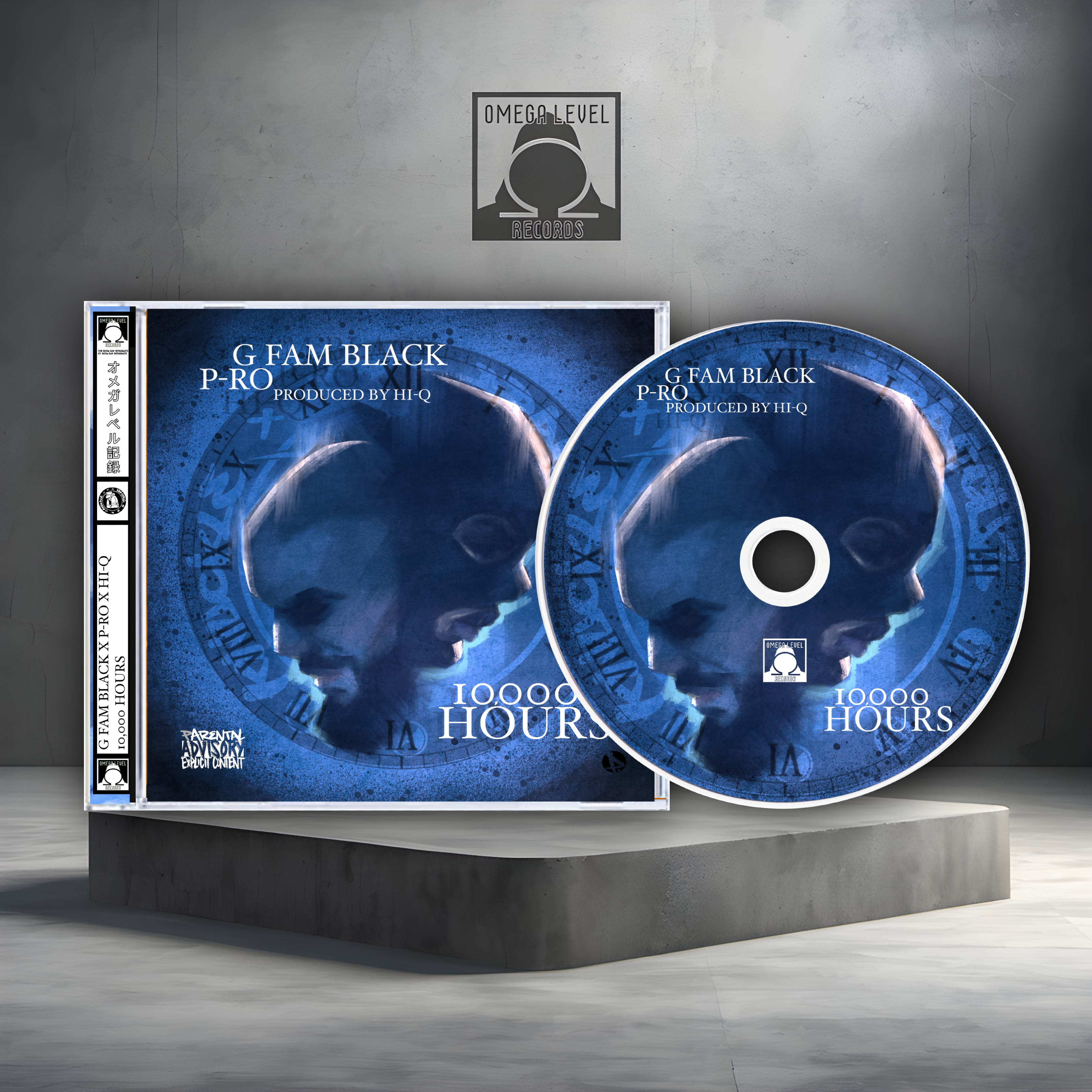 G FAM BLACK x P-RO x Hi-Q - 10,000 Hours Limited Edition CD in Jewel