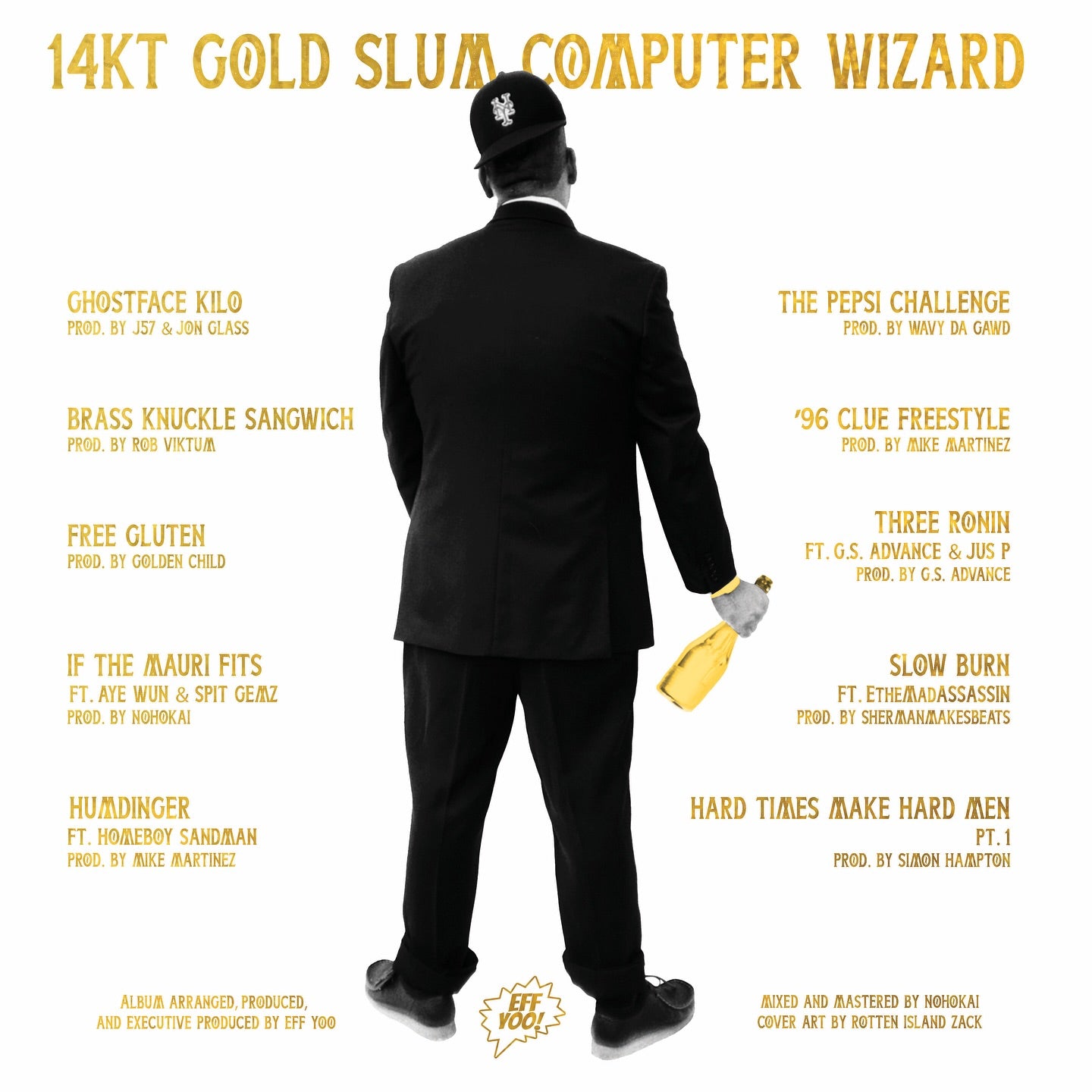 EFF YOO - 14KT GOLD SLUM COMPUTER WIZARD Limited Edition Gold Tapes