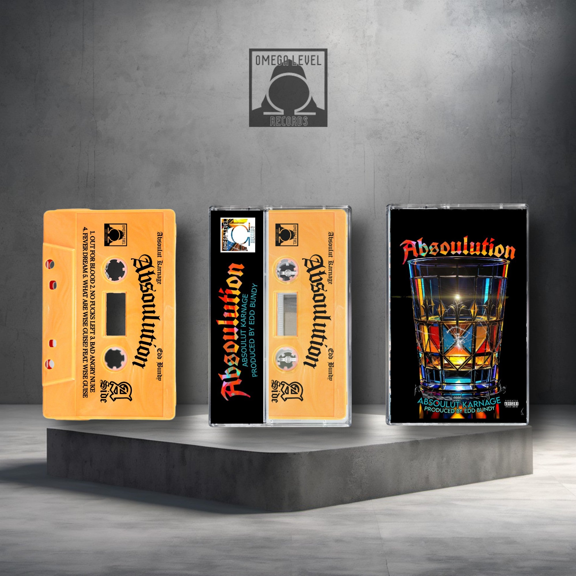 Absoulut Karnage x Edd Bundy - Absoulution Limited Edition Apricot Shell Cassettes