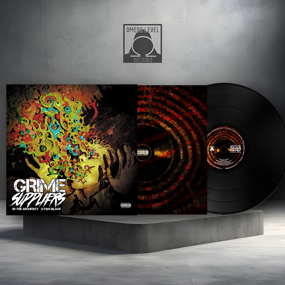 B1 The Architect x G Fam Black - Grim Suppliers Limited Edition Black Vinyl