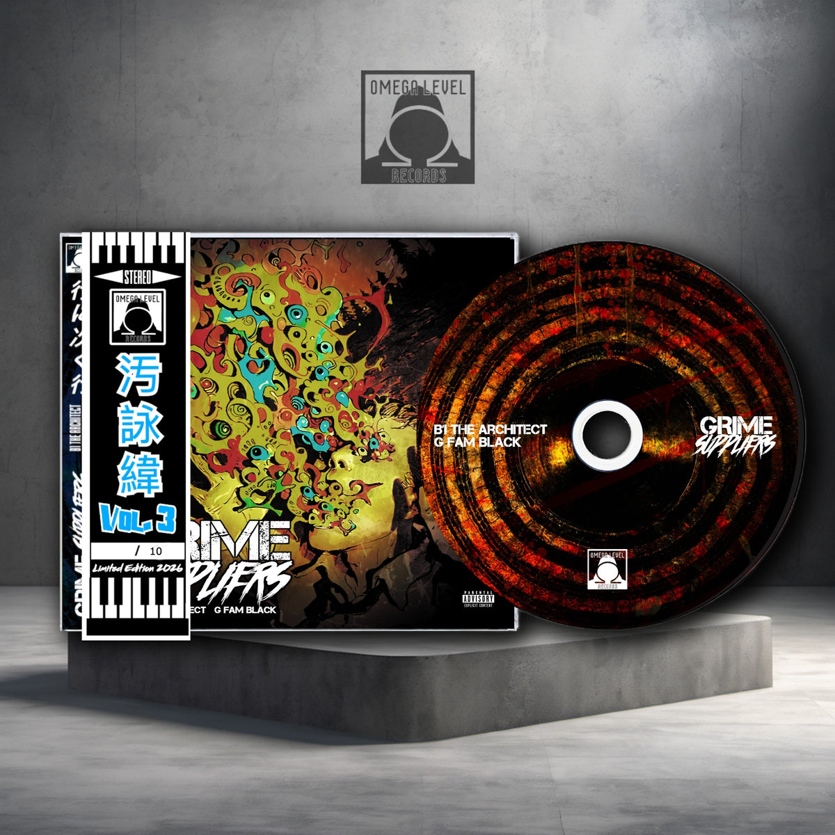 B1 The Architect x G Fam Black - Grime Suppliers Limited Edition CD in Jewel with Obi