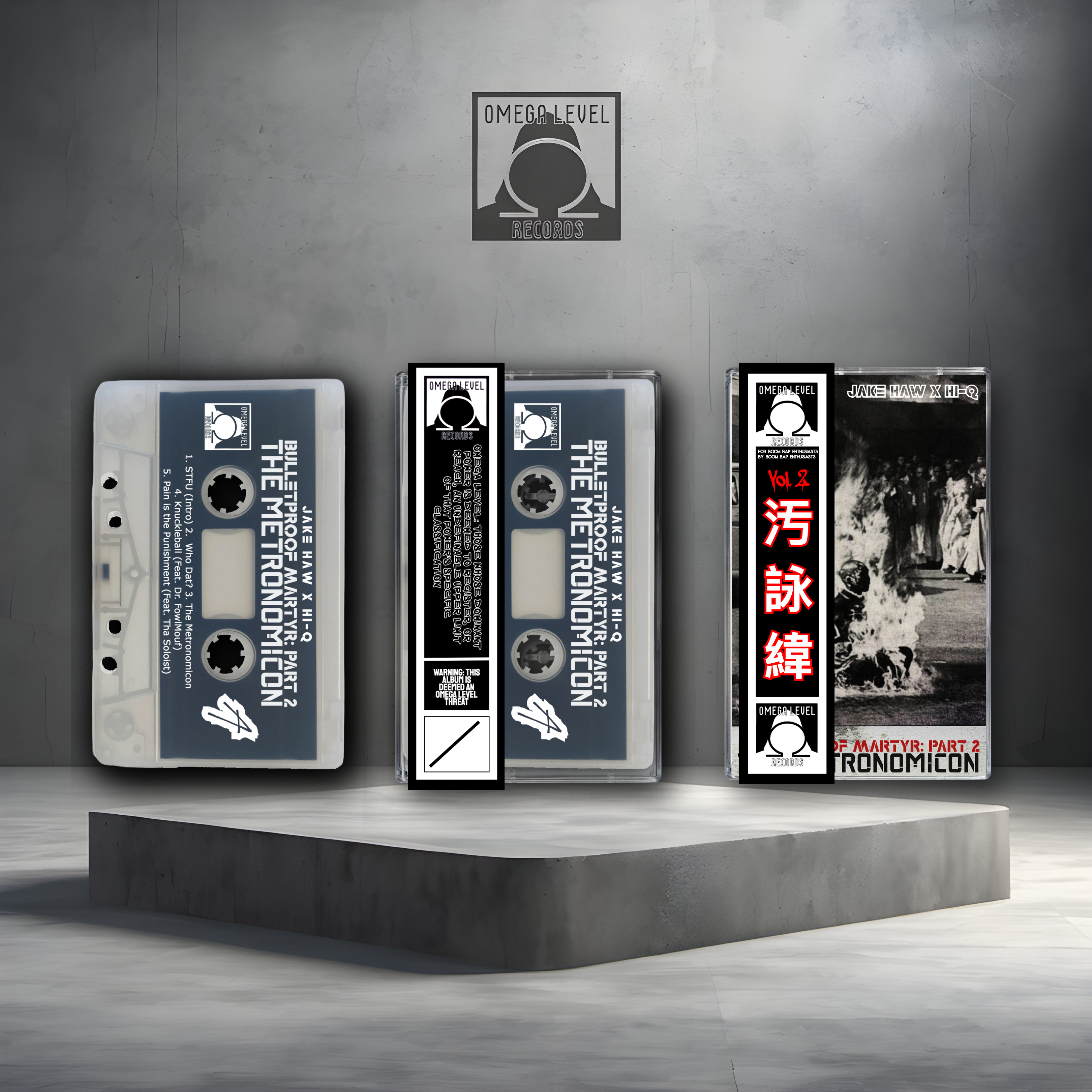 Jake Haw x Hi-Q - Bulletproof Martyr Part 2: The Metronomicon Limited Edition Smoke Cassette with Obi