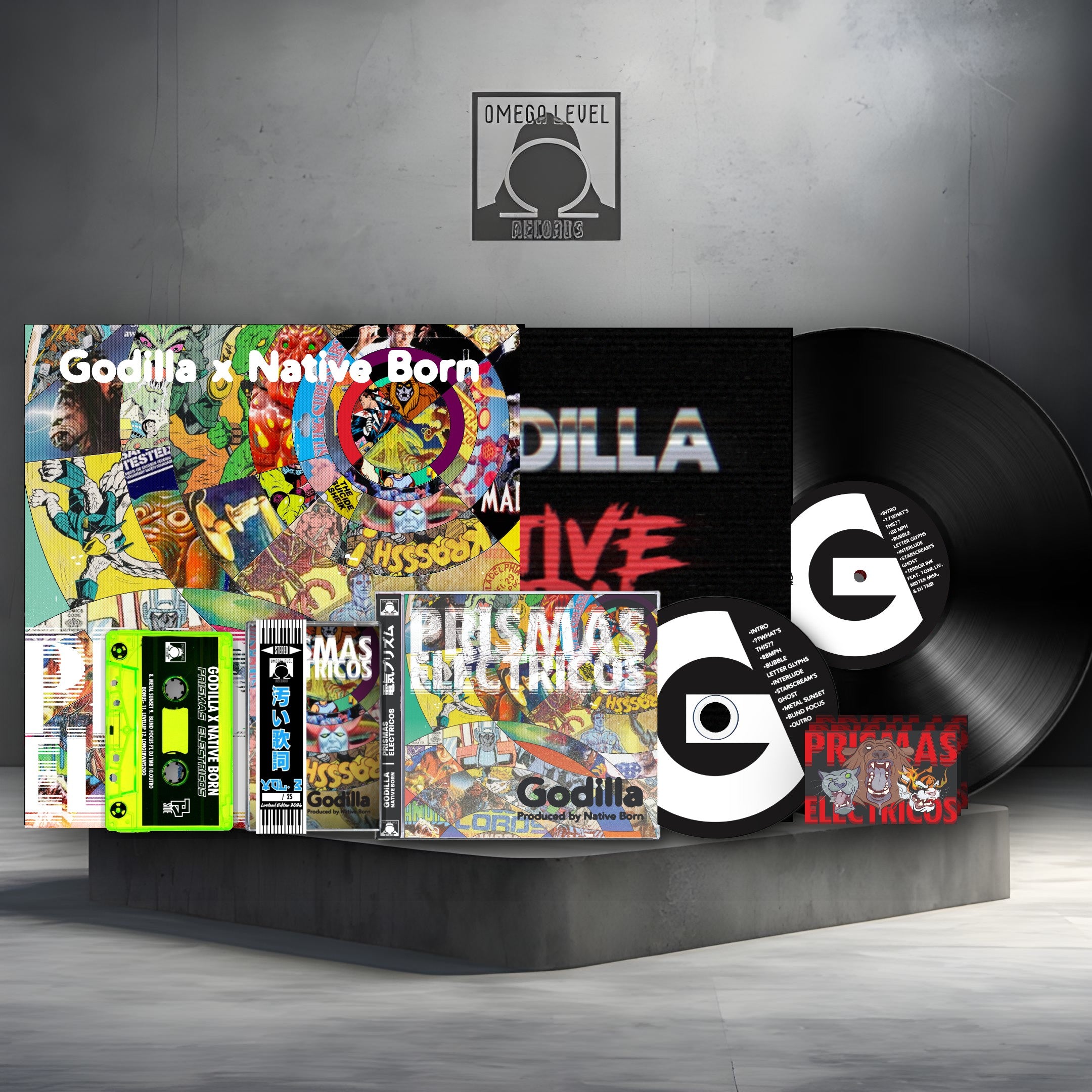 Godilla x Native Born - Prismas Electricos Ultimate Collectors Bundle