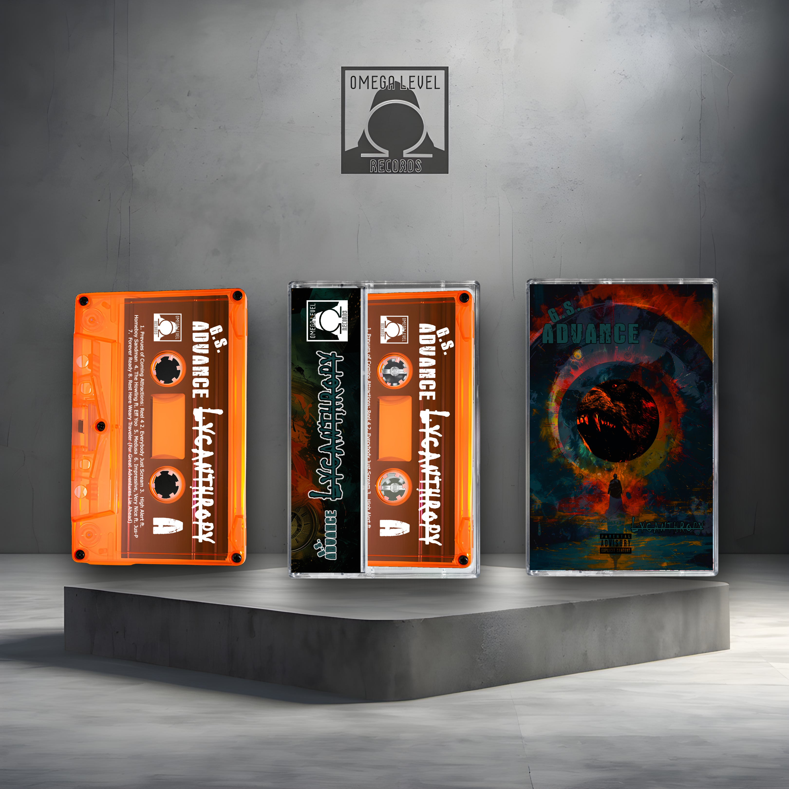 G.S. Advance - Lycanthropy Limited Edition Clear Orange Cassette