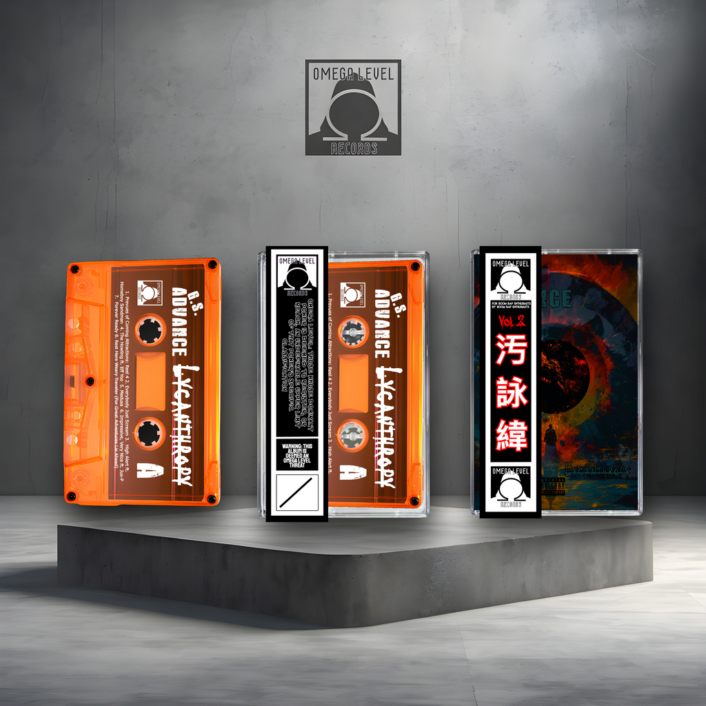 G.S. Advance - Lycanthropy Limited Edition Clear Orange Cassette with Obi Strip