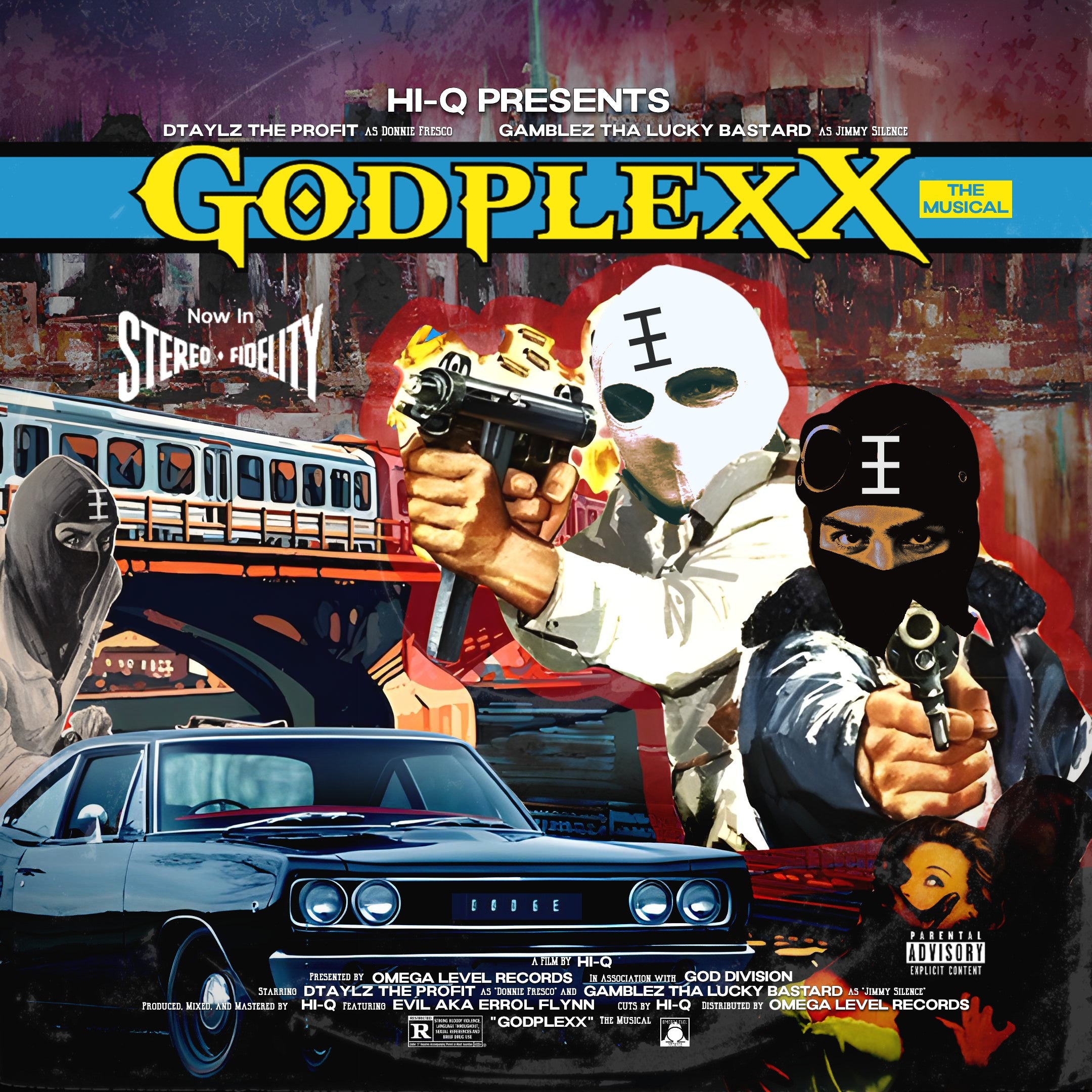 Dtaylz The Profit, Gamblez Tha Lucky Bastard, Hi-Q - GodplexX Limited Edition Black Vinyl