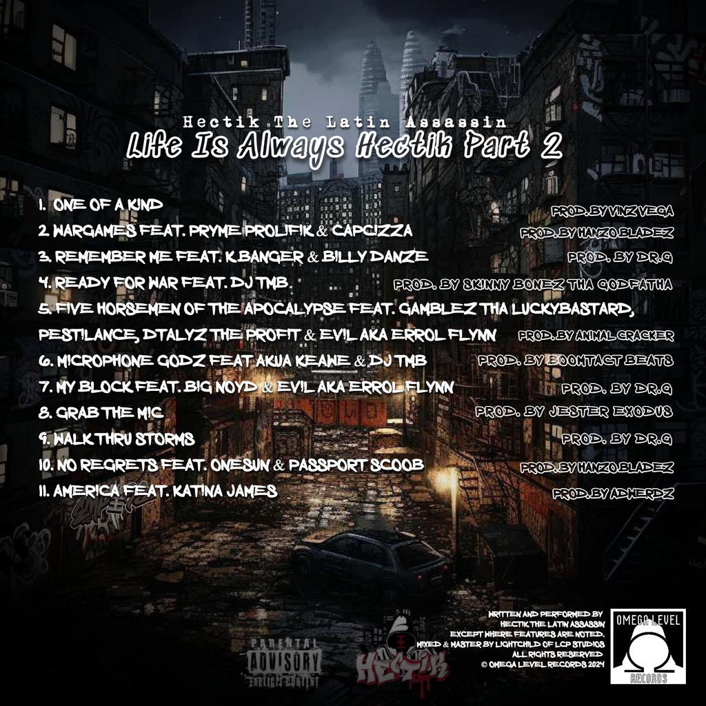 Hectik The Latin Assassin - Life Is Always Hectik Part 2 -Limited Edition -CD in Jewel Case