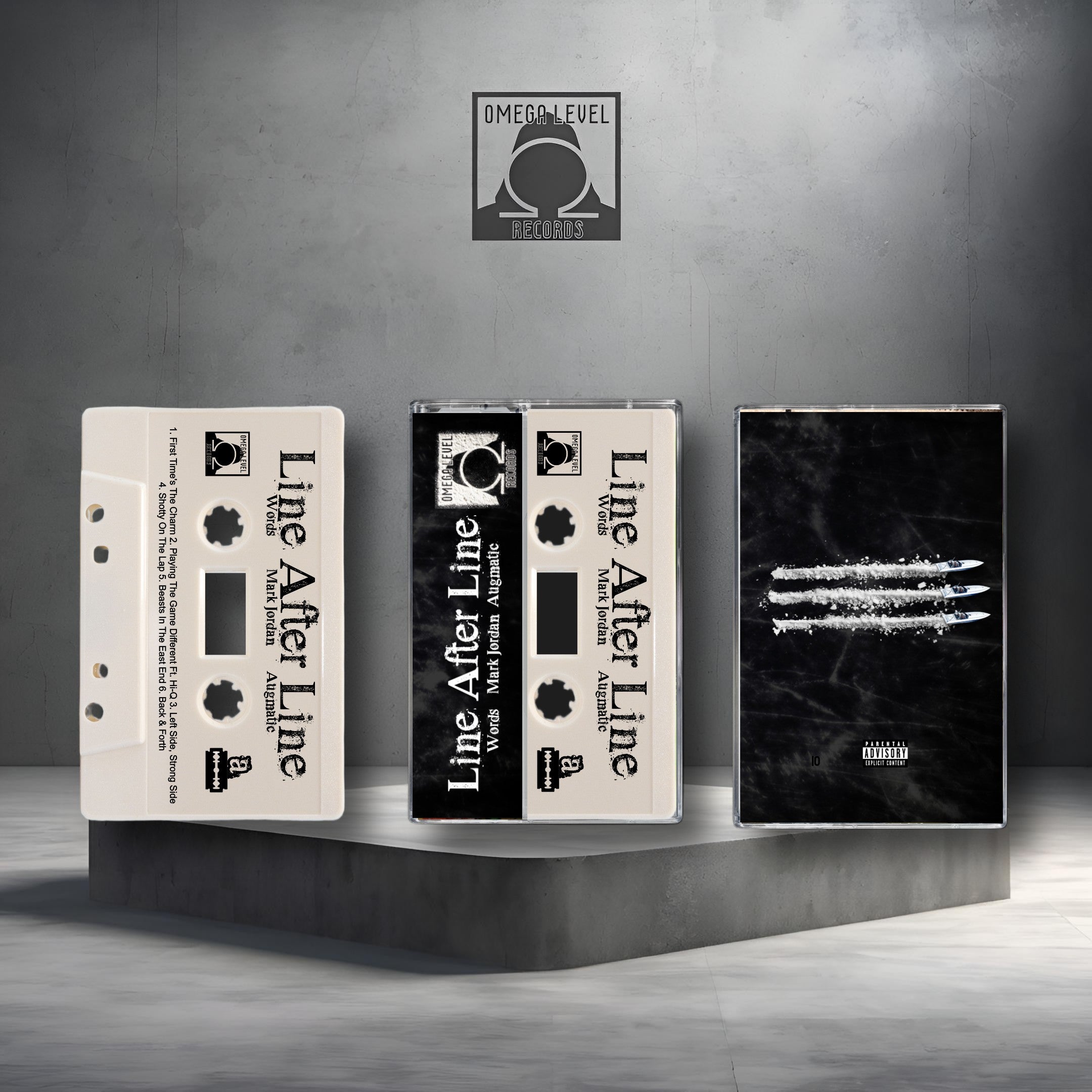 Words x Mark Jordan x Augmatic - Line After Line Limited Edition Beige Cassette
