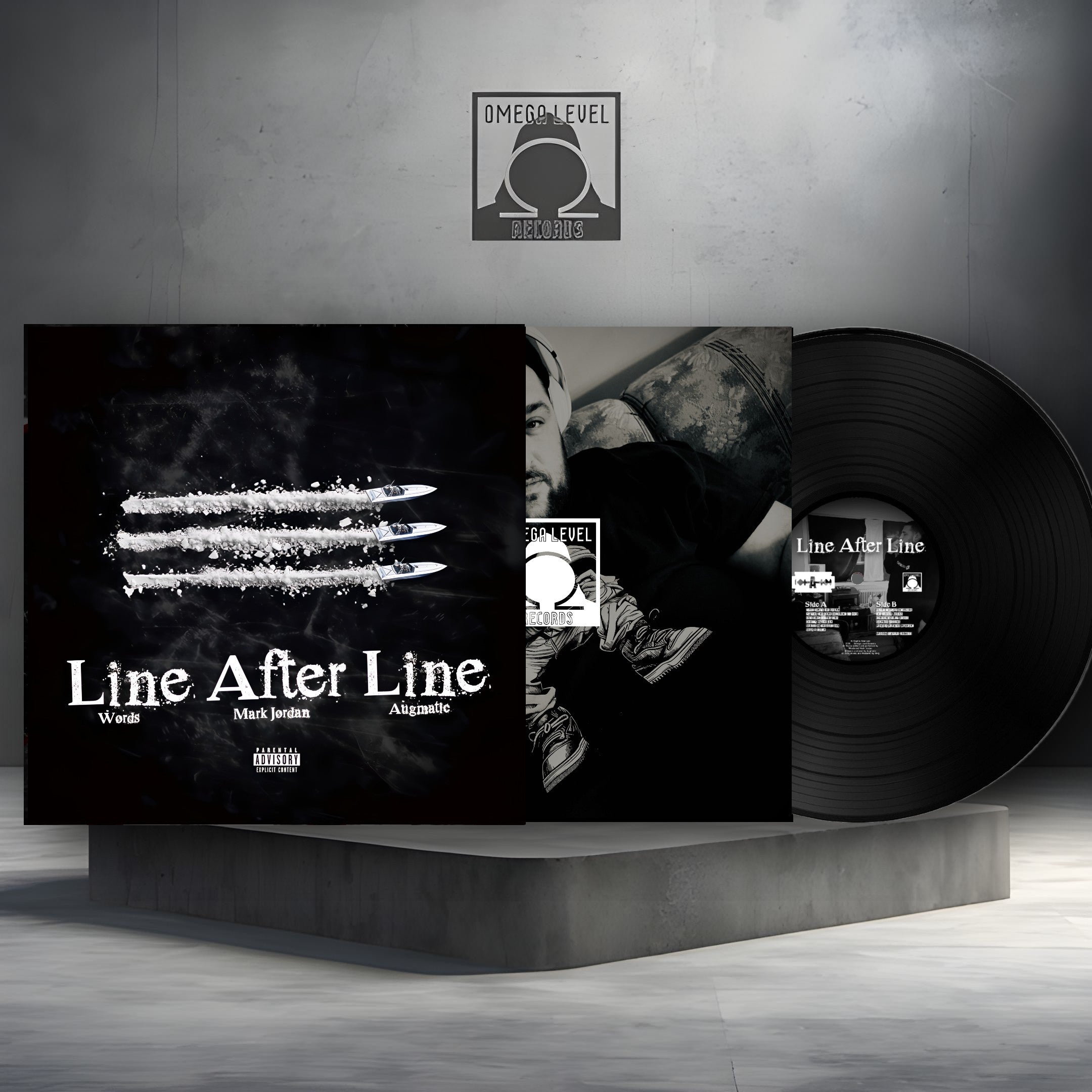 Words x Mark Jordan x Augmatic - Line After Line Limited Edition Black Vinyl