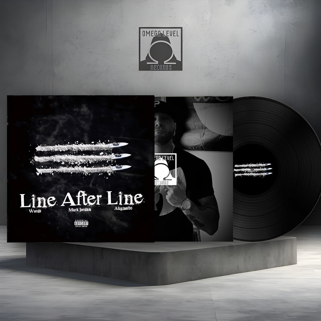 Words x Mark Jordan x Augmatic - Line After Line Limited Edition Black Vinyl