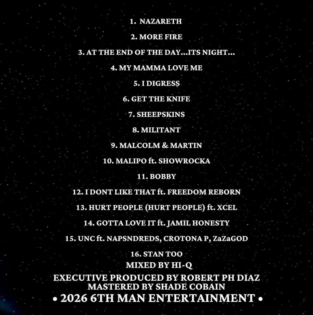 The Bad Seed x Murda Megz - At The End of The Day... It's Night... Limited Edition Black 1 GB USB Cassette Tape with Obi