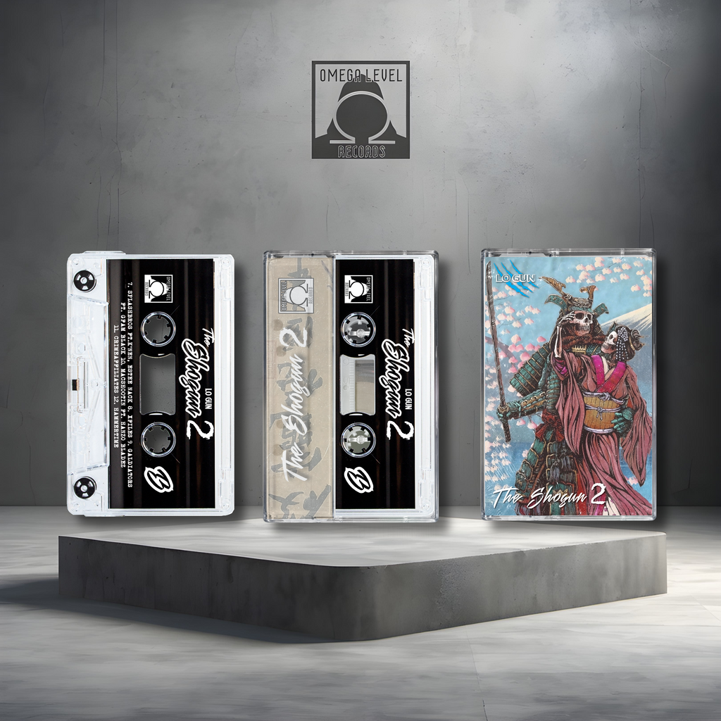 LoGun- The Shogun Tape 2 - Limited Edition Clear Cassettes with Grey Liner