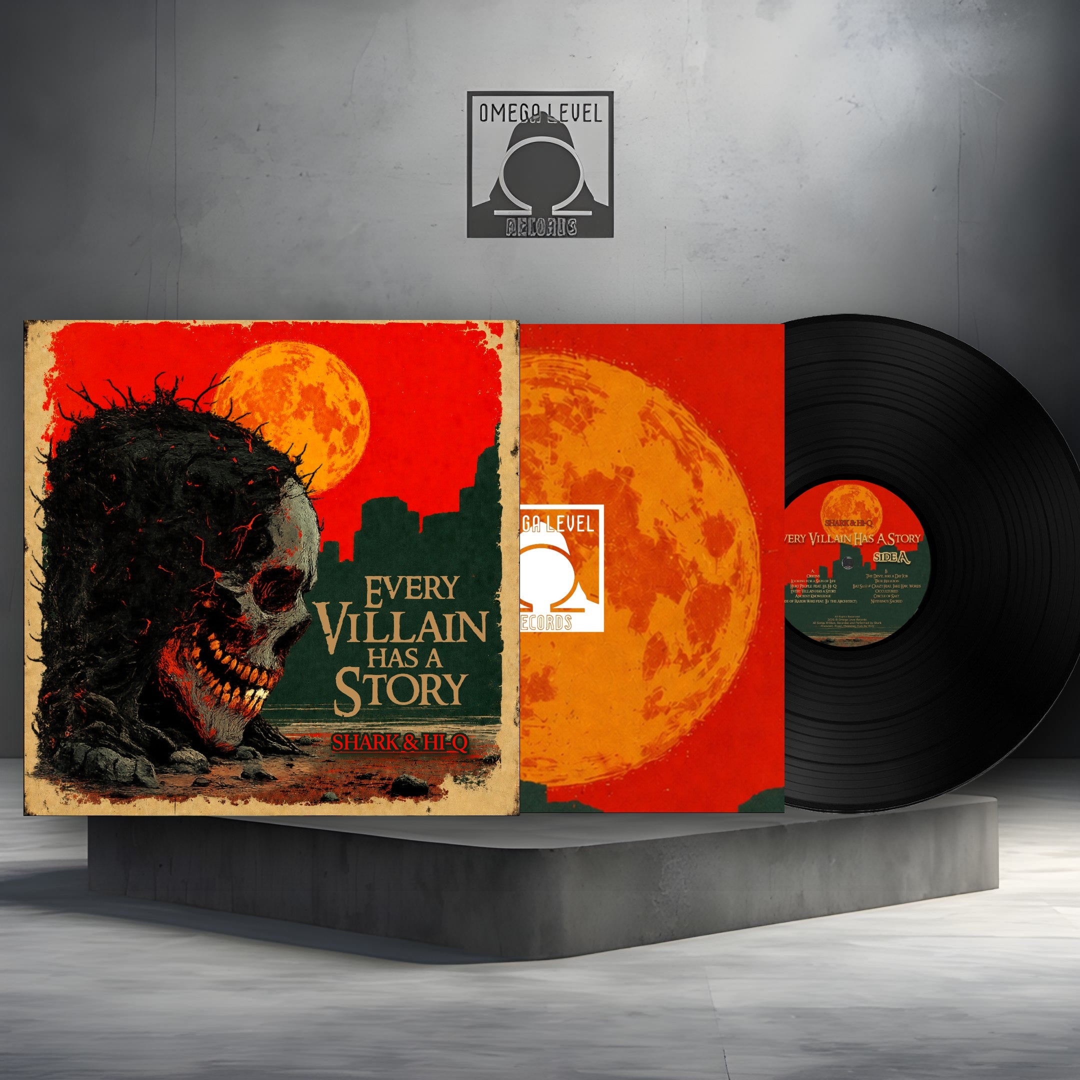 Shark & Hi-Q - Every Villain Has A Story - Limited Edition Vinyl