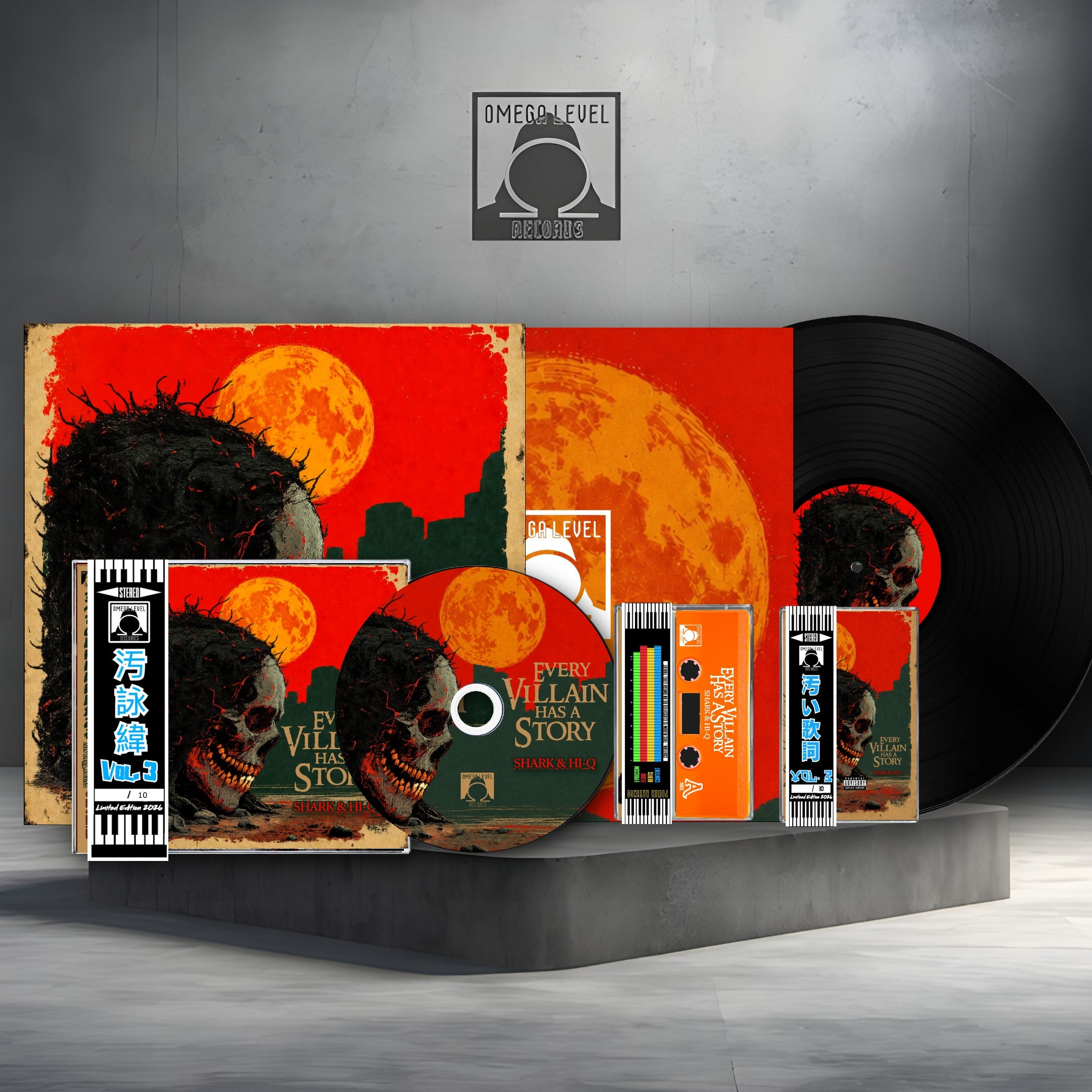 Shark & Hi-Q - Every Villain Has A Story - Limited Edition Collector's Bundle