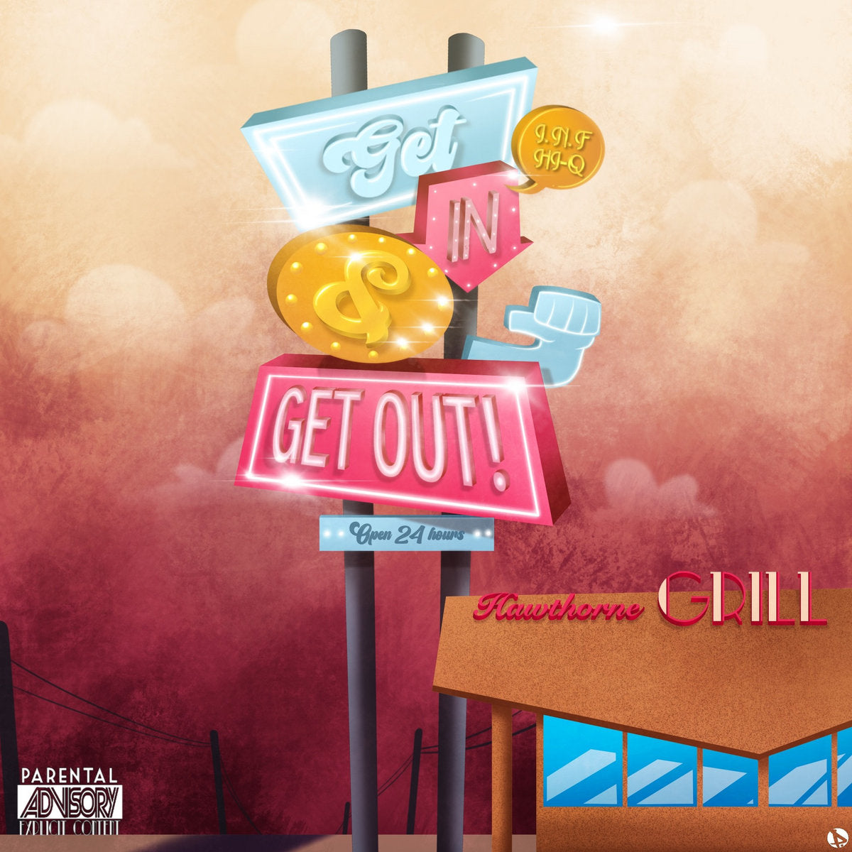 I.N.F & Hi-Q- Get In & Get Out Limited Edition CD in Jewel Case