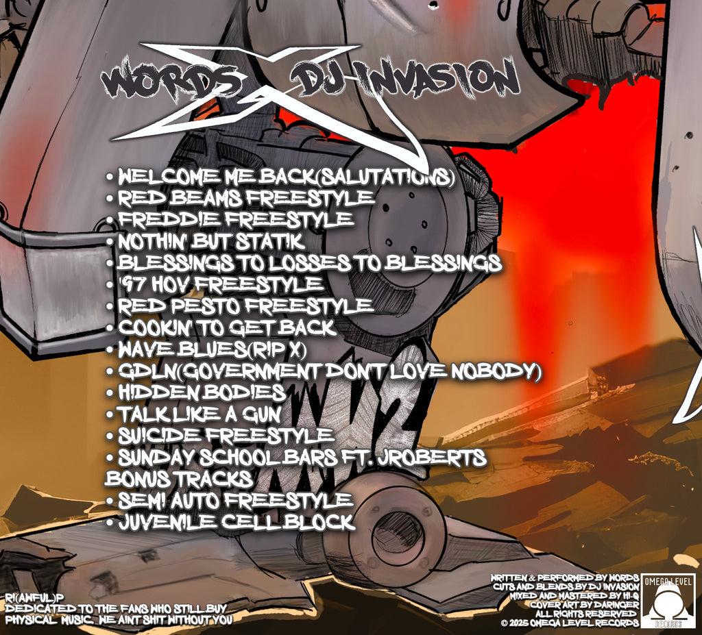 Words x DJ Invasion - Machine Mouth 2 Limited Edition Double CD's