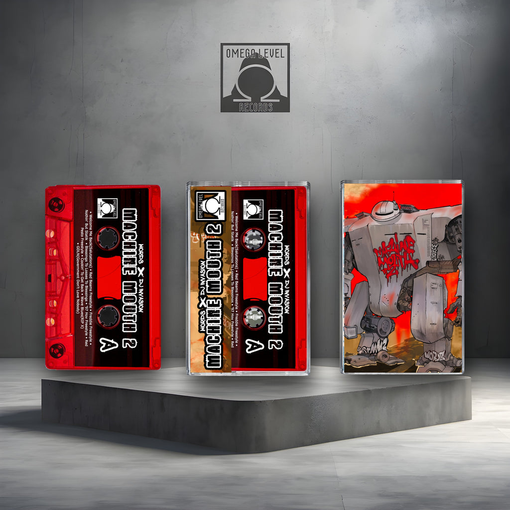 Words x DJ Invasion - Machine Mouth 2 Limited Edition Sonic Red Tint Cassette
