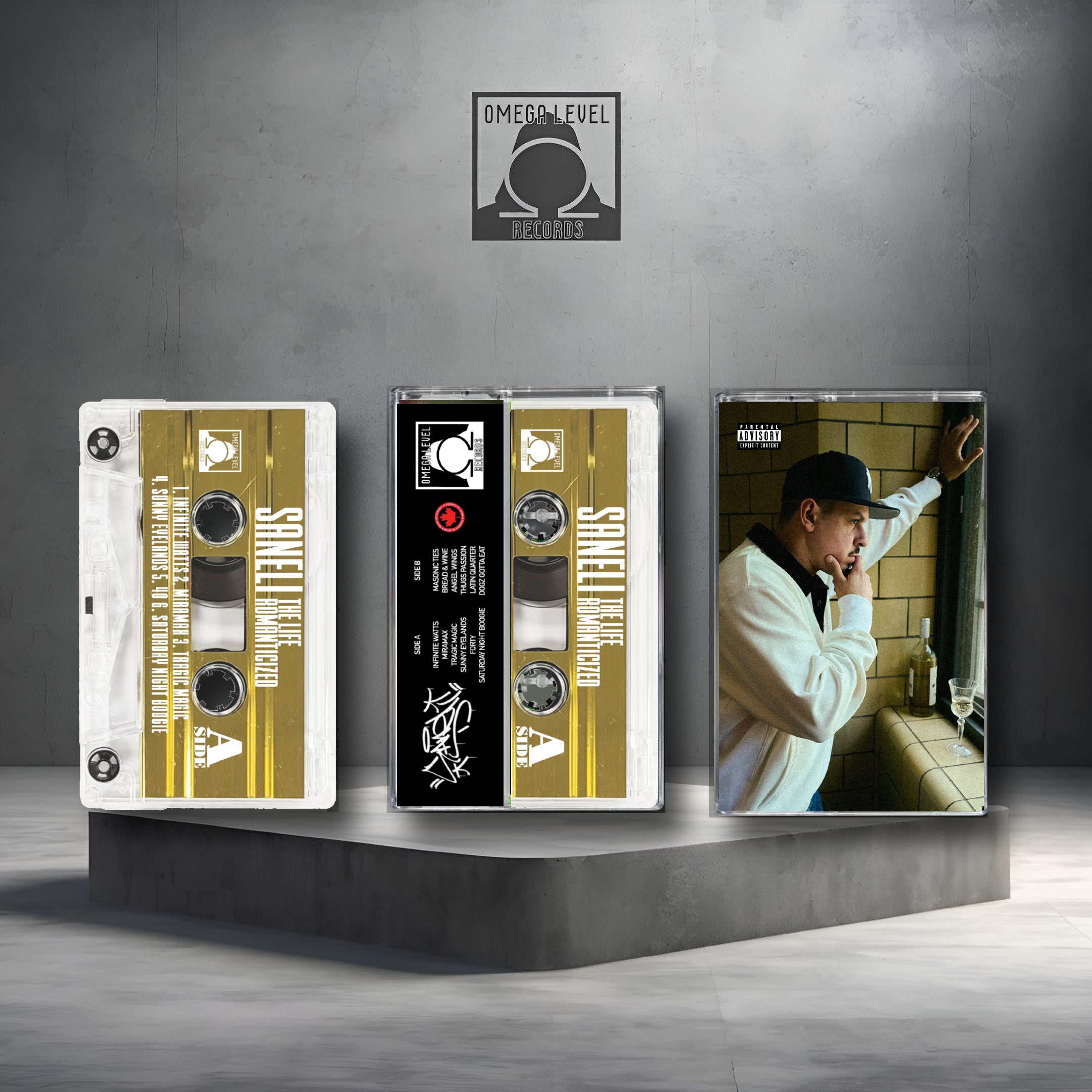 Saneli The Life Romanticized Limited Edition Gold Foil Cassettes