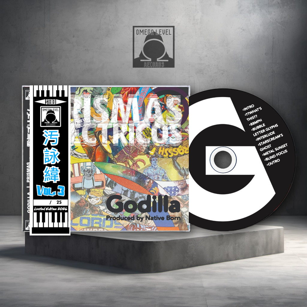 Godilla x Native Born - Prismas Electricos Limited Edition Jewel Case CD with Obi