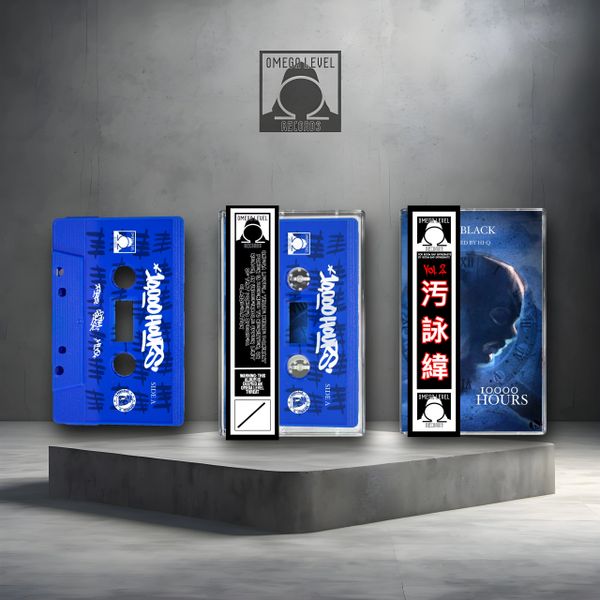 G FAM BLACK x P-RO x Hi-Q - 10,000 Hours Limited Edition Blue Cassette with Obi Strip